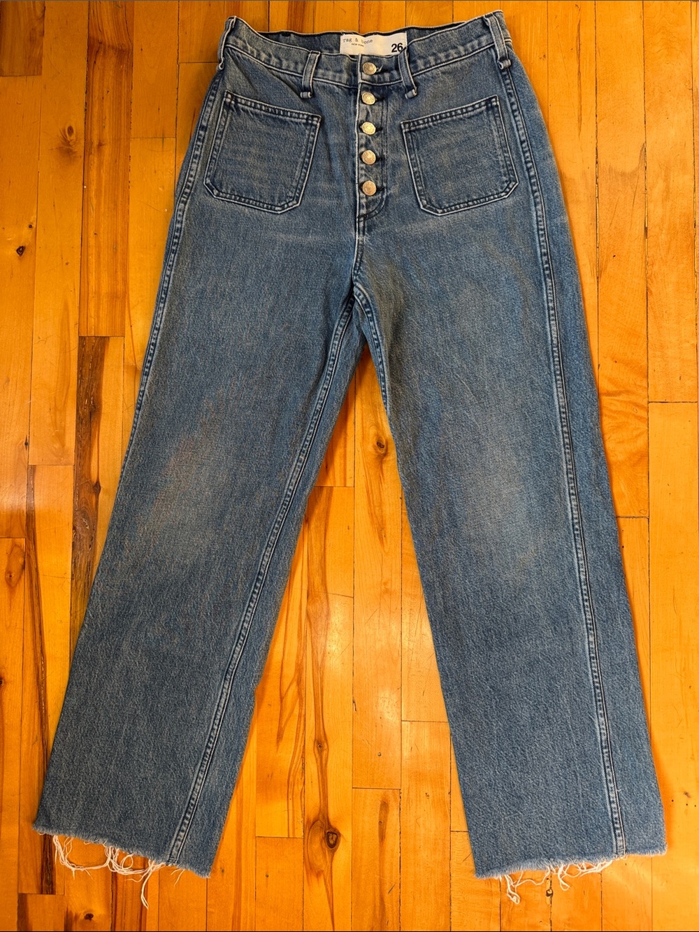 Rag & Bone Ruth Super High-Rise Button-Fly Women's Jeans